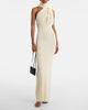 Aya Muse Aya Muse Thea scarf-detail ribbed-knit maxi dress - 2