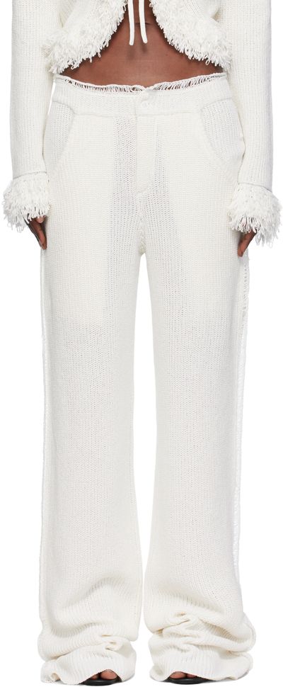 Aya Muse Aya Muse White Mello Trousers