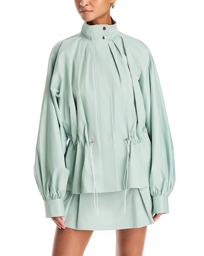 Aya Muse Aya Muse Xala Stand Collar Tie Waist Jacket