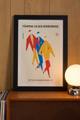 ayeyokp ayeyokp Men Bauhaus IV: Off-White Edition Art Print in Black at Urban Outfitters