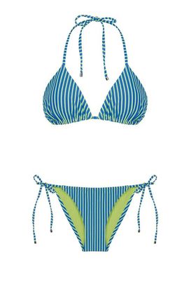 Ayje Ayje Realistic Stripe Triangle Top & Bikini Bottom