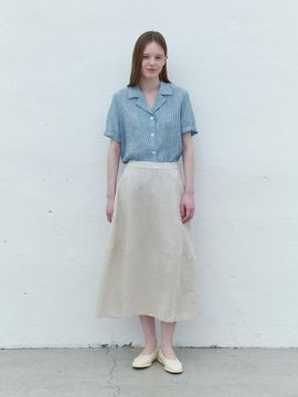 AYU linen volume skirt