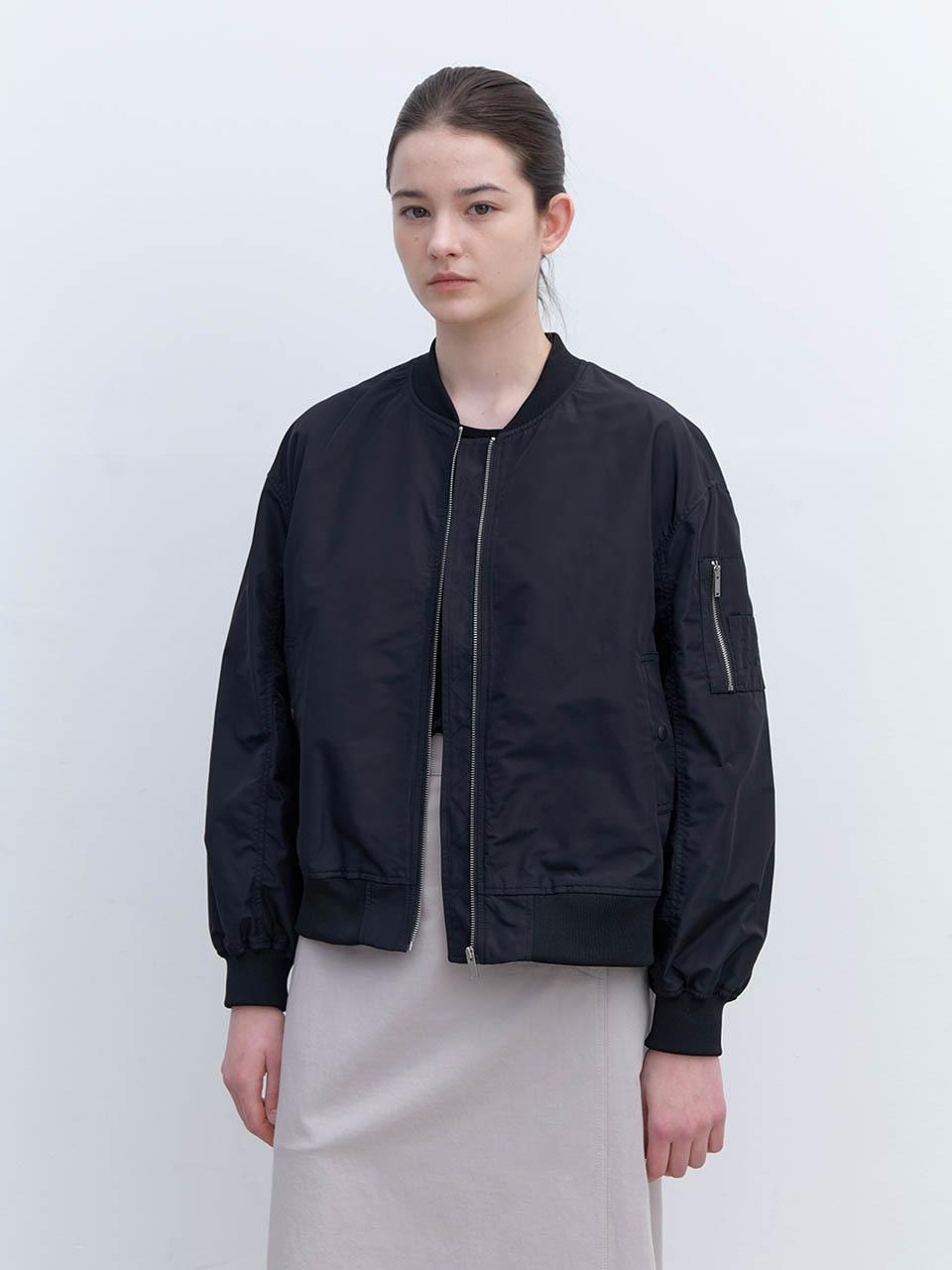 AYU Recycle Bomber Jumper Jacket [Black]