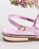 AZALEA WANG Azalea Marinella embellished flat sandals in pink - 4