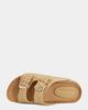 Azalea Wang Azalea Wang Algedi Grommet Flatform Sandal in Tan, Women's at Urban Outfitters - 4