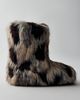 Azalea Wang Azalea Wang Alixia Shaggy Faux Fur Boots in Grey, Women's at Urban Outfitters - 1