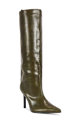 AZALEA WANG AZALEA WANG Alluring Faux Leather Knee High Boot