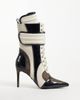AZALEA WANG Azalea Wang Amada boxer high heel boots in chocolate-Brown - 1