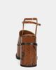 Azalea Wang Azalea Wang Anthelmine Platform Sandal in Cognac, Women's at Urban Outfitters - 3