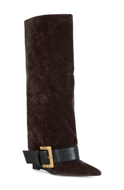 AZALEA WANG AZALEA WANG Antonina Belted Wedge Boot