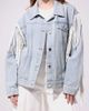 Azalea Wang Azalea Wang Arla Fringe Denim Jacket in Denim, Women's at Urban Outfitters - 2