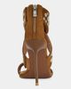 Azalea Wang Azalea Wang Arte Studded Stiletto Heel in Tan, Women's at Urban Outfitters - 3