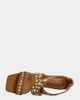 Azalea Wang Azalea Wang Arte Studded Stiletto Heel in Tan, Women's at Urban Outfitters - 5