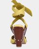 Azalea Wang Azalea Wang Aruba Block Sandal in Yellow, Women's at Urban Outfitters - 3