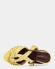 Azalea Wang Azalea Wang Aruba Block Sandal in Yellow, Women's at Urban Outfitters - 4