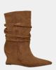 Azalea Wang Azalea Wang Asaf Wedge Bootie in Tan, Women's at Urban Outfitters - 1