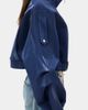 Azalea Wang Azalea Wang Babz Liquid Luxe Moto Jacket in Blue, Women's at Urban Outfitters - 3