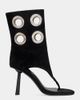 Azalea Wang Azalea Wang Baina Stiletto Bootie Heel in Black, Women's at Urban Outfitters - 1