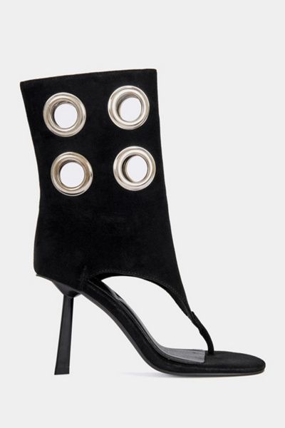 Azalea Wang Azalea Wang Baina Stiletto Bootie Heel in Black, Women's at Urban Outfitters