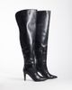 AZALEA WANG Azalea Wang Beaucoup heeled over the knee boots in black - 1