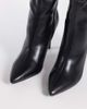 AZALEA WANG Azalea Wang Beaucoup heeled over the knee boots in black - 2