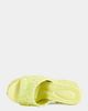 Azalea Wang Azalea Wang Betsey Platform Sequin Wedge Sandal in Yellow, Women's at Urban Outfitters - 5