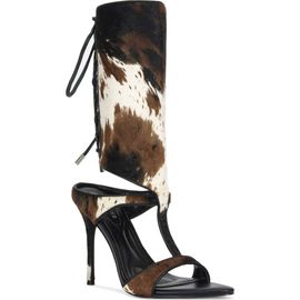 AZALEA WANG AZALEA WANG Boudier Genuine Calf Hair Sandal
