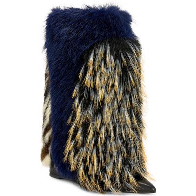 AZALEA WANG AZALEA WANG Briash Faux Fur Bootie
