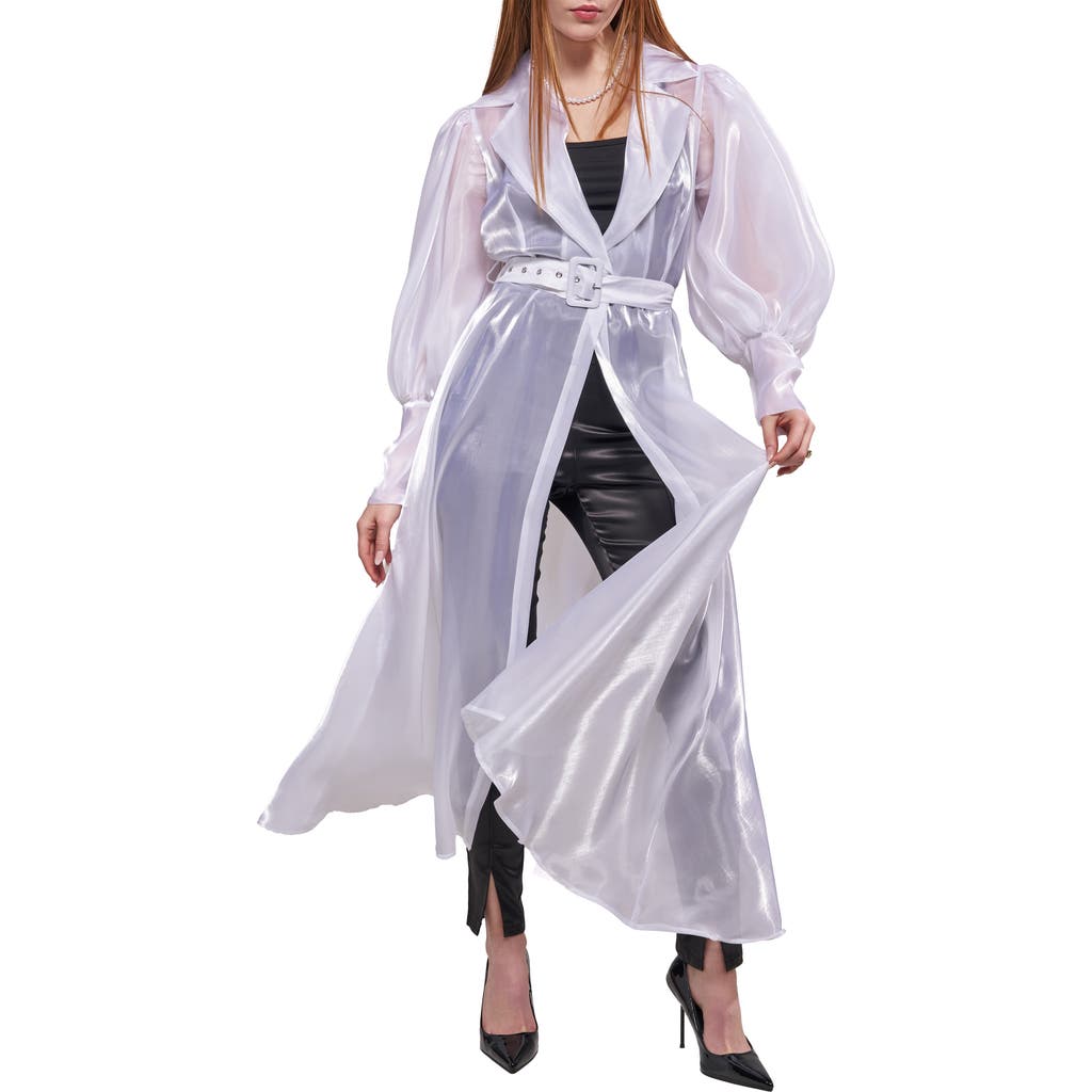 AZALEA WANG AZALEA WANG Cassara Sheer Trench Coat