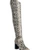 AZALEA WANG AZALEA WANG Cezanne Snake Embossed Over the Knee Boot - 1