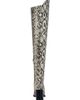 AZALEA WANG AZALEA WANG Cezanne Snake Embossed Over the Knee Boot - 5
