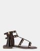 Azalea Wang Azalea Wang Chalice Gladiator Sandal in Chocolate, Women's at Urban Outfitters - 1