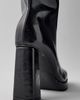 Azalea Wang Azalea Wang Chapell Black Patent Boots in Black, Women's at Urban Outfitters - 4