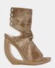 Azalea Wang Azalea Wang Circos Wedge Bootie in Brown, Women's at Urban Outfitters - 1