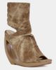 Azalea Wang Azalea Wang Circos Wedge Bootie in Brown, Women's at Urban Outfitters - 3