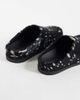 AZALEA WANG Azalea Wang clogs in faux deer hair in black and white-Multi - 4