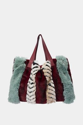 Azalea Wang Azalea Wang Confidante Faux Fur Handbag, Women's at Urban Outfitters