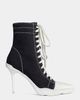 Azalea Wang Azalea Wang Cosima Sporty Stiletto Bootie in Black, Women's at Urban Outfitters - 1