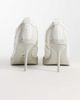 AZALEA WANG Azalea Wang Crosswalk platform sporty pointed heels with laces in light gray - 4