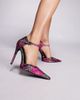 AZALEA WANG Azalea Wang Daiyya embellished high heels in floral pink - 4