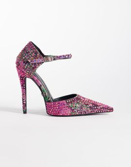 AZALEA WANG Azalea Wang Daiyya heeled studded pumps in pink