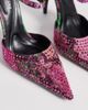 AZALEA WANG Azalea Wang Daiyya heeled studded pumps in pink - 3