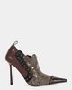 Azalea Wang Azalea Wang Dariah Stiletto Bootie in Chocolate, Women's at Urban Outfitters - 1