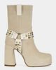Azalea Wang Azalea Wang Dyzma Platform Bootie in Bone, Women's at Urban Outfitters - 1