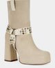 Azalea Wang Azalea Wang Dyzma Platform Bootie in Bone, Women's at Urban Outfitters - 2
