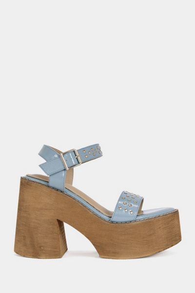 Azalea Wang Azalea Wang Elizabella Platform Sandal in Blue, Women's at Urban Outfitters