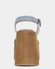 Azalea Wang Azalea Wang Elizabella Platform Sandal in Blue, Women's at Urban Outfitters - 3