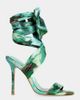 Azalea Wang Azalea Wang Elzon Wrap-Around Stiletto Heel in Green, Women's at Urban Outfitters - 1