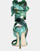 Azalea Wang Azalea Wang Elzon Wrap-Around Stiletto Heel in Green, Women's at Urban Outfitters - 3