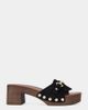 Azalea Wang Azalea Wang Epsilon Genuine Flatform Sandal in Black, Women's at Urban Outfitters - 1